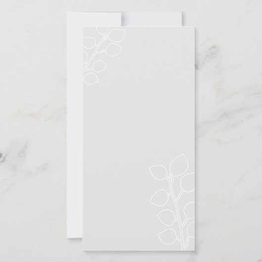 Afstuderen Eenvoudige Bladerlavendel (Achterkant)