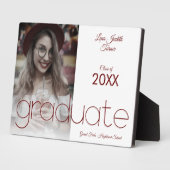 Afstuderen Eenvoudige foto Moderne kalligrafie Fotoplaat (Zijkant)