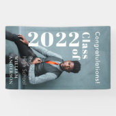 Afstuderen Eenvoudige foto's Spandoek (Horizontaal)