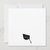 Afstuderen eenvoudige minimalistische 2025 Afstude Kaart (Achterkant)