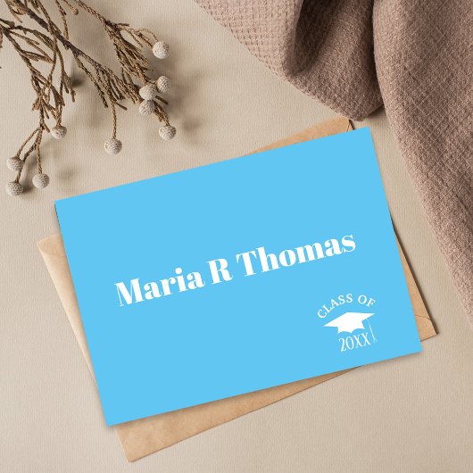 Afstuderen eenvoudige minimalistische typografie