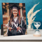 Afstuderen Eenvoudige Moderne Klassieke Foto van h Fotoplaat (Zijkant)