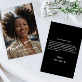 Afstuderen eenvoudige script dank u kaart