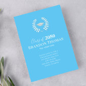 Afstuderen eenvoudige stijlvolle minimalistische f aankondiging