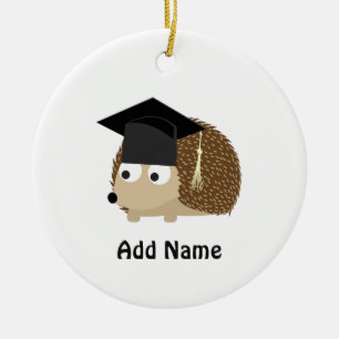 Afstuderen egel keramisch ornament
