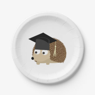 Afstuderen egel papieren bordje
