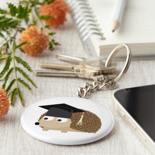 Afstuderen egel sleutelhanger (Zijkant)