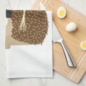Afstuderen egel theedoek (Quarter Fold)