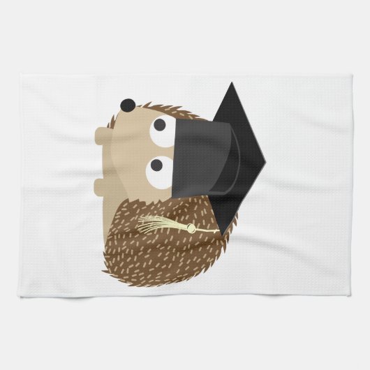 Afstuderen egel theedoek (Horizontaal)