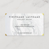 Afstuderen Elegant Marble Contactkaartje (Achterkant)