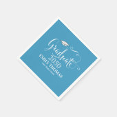 Afstuderen Elegant Minimalistisch Manuscript Moder Servet (Hoek)