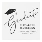 Afstuderen Elegant script 4 Photo Keepomwille Kubus (Voorkant)