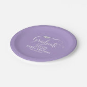 Afstuderen elegante moderne, eenvoudige klasse van papieren bordje (Gekanteld)