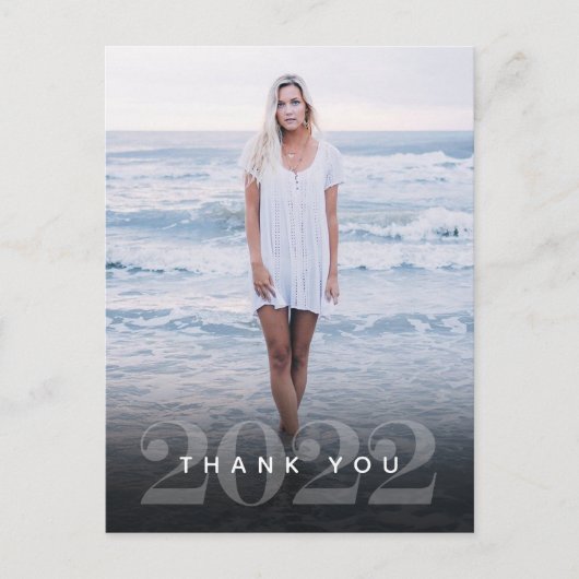 Afstuderen elegantie Dank je Briefkaart (Voorkant)