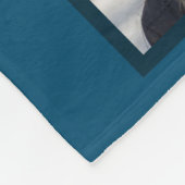 Afstuderen Elk jaar meerdere foto's blauw Fleece Deken (Hoek)