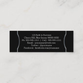 Afstuderen Emblem Class Foto's Intro Card Contactkaartje (Achterkant)