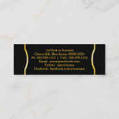 Afstuderen Emblem Class Foto's Intro Card Contactkaartje (Achterkant)