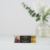 Afstuderen Emblem Class Foto's Intro Card Contactkaartje (Staand voorkant)