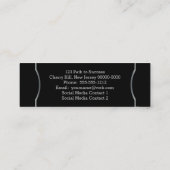 Afstuderen Emblem Class Foto's Intro Card Contactkaartje (Achterkant)