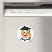 Afstuderen Emoji Magnet (Insitu (Vaatwasser))