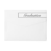 Afstuderen Envelope Modern Minimalist (Achterkant)