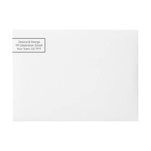 Afstuderen Envelope Modern Minimalist (Voorkant)