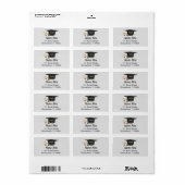 Afstuderen Envelope Return Address Labels 2022 (Full Sheet)