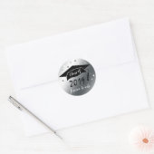 Afstuderen Envelope Sticker Seals Fun Faux Silver (Envelop)