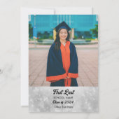 Afstuderen Era Graduation Party Kaart (Achterkant)