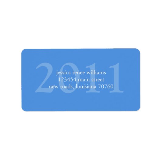 Afstuderen Etiket (Voorkant)