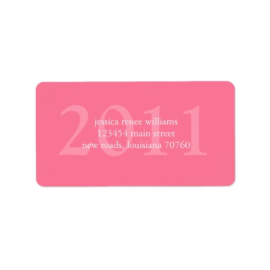 Afstuderen Etiket (Voorkant)