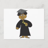 Afstuderen etnische man aankondigingskaart (Voorkant)