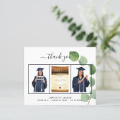 Afstuderen eucalyptus fotobudget dank je creditcar (Staand voorkant)