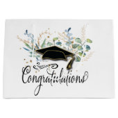 Afstuderen Eucalyptus Gefeliciteerd Groot Cadeauzakje (Voorkant)