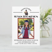 Afstuderen (Evergreen/Vrouw) Kaart (Staand voorkant)