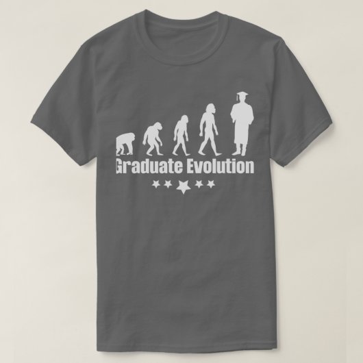 Afstuderen evolutie t-shirt (Design voorkant)
