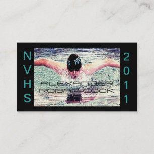 Afstuderen Exchange Label-Steekproef Contactkaartje