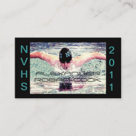 Afstuderen Exchange Label-Steekproef Contactkaartje