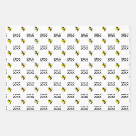 Afstuderen Fairview High Yellow Jackets Klasse van Inpakpapier Vel