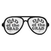 Afstuderen Familie - Vader van het Afstudeerder Aviator Zonnebril (Voorkant)
