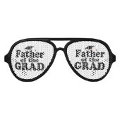 Afstuderen Familie - Vader van het Afstudeerder Aviator Zonnebril (Voorkant)