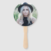 Afstuderen Fan Chic Gold aangepaste Afstuderen fot Handwaaier (Achterkant)