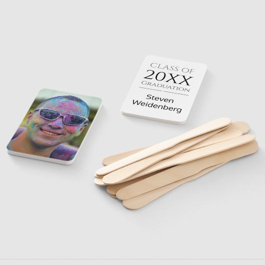 Afstuderen Fan Class of 2025 Naam Foto Handwaaier (Niet-gemonteerd)