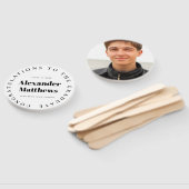 Afstuderen Fan Uw School Class Man Foto Handwaaier (Niet-gemonteerd)