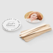 Afstuderen Fan uw school klas foto Handwaaier (Niet-gemonteerd)