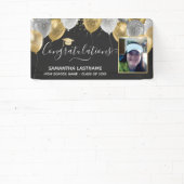 Afstuderen Fancy Glitter-ballonnen Fotobanner Spandoek (Insitu)