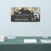 Afstuderen Fancy Glitter-ballonnen Fotobanner Spandoek (Beurs)
