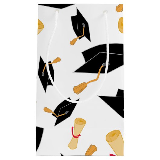 Afstuderen Favor Gift Bag Klein Cadeauzakje (Voorkant)