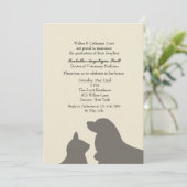 Afstuderen Favoriete gezelschapsdieren Kaart (Staand voorkant)