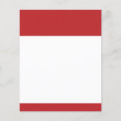 Afstuderen feest 2025 Rode Afstuderen Uitnodiging (Achterkant)